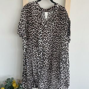 H&M Leopard Shift Dress